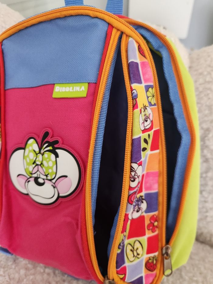 Sac à dos,  Cartable Diddl Diddlina.  Vintage - photo numéro 4