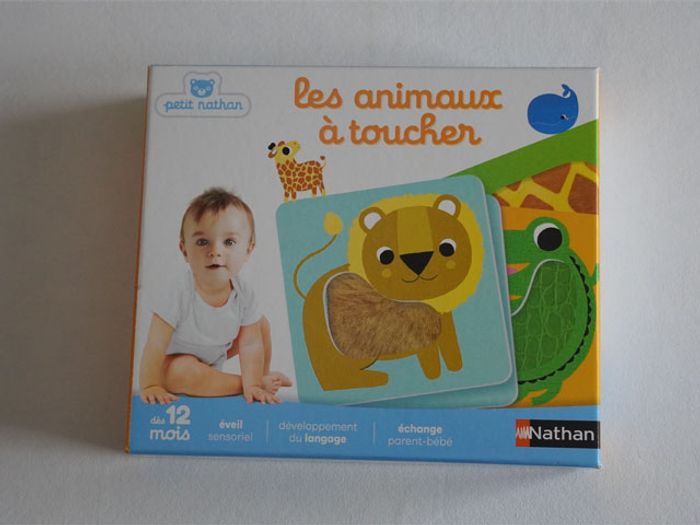 Jeu "Les animaux à toucher" Nathan pour enfants (Dès 12 mois)