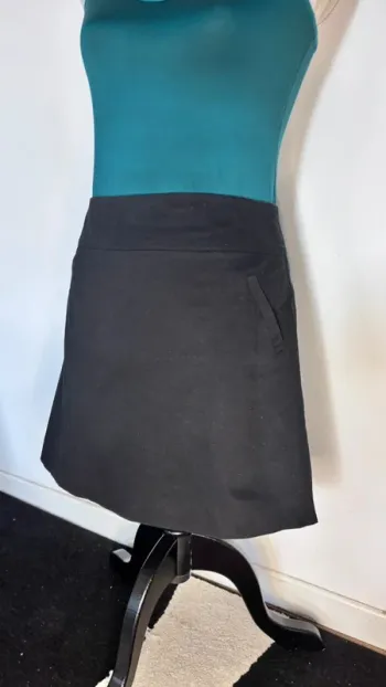 💕 mini jupe noire taille 36 s #camaieu