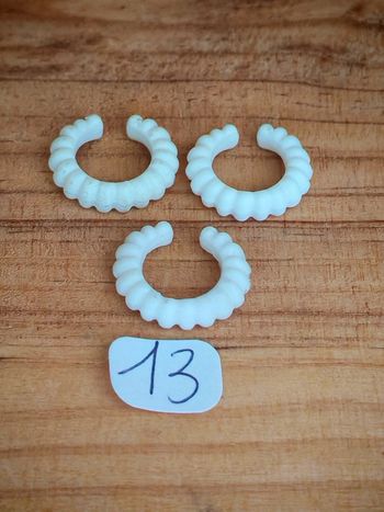 Playmobil vintage 3 cols blancs tricot