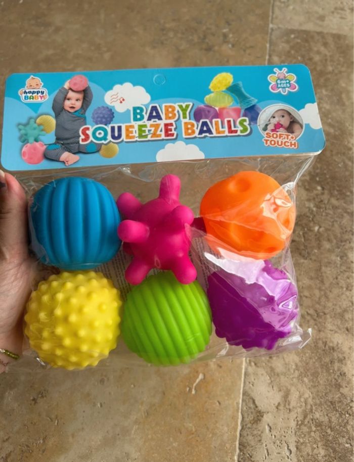 Lot de balles de dentitions sensorielles