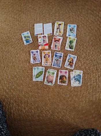 jeu de carte toys story 2 en 1 - mistigris ou mémoire