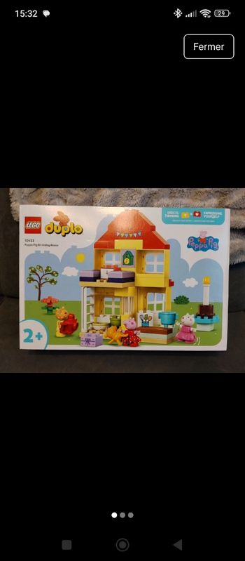Lego Duplo maison de fête d'anniversaire de Peppa