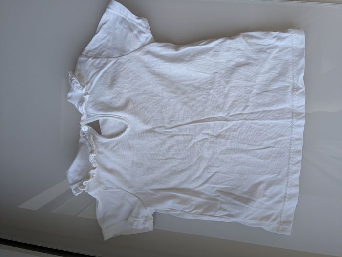 🤍 Haut bébé fille H&M – Taille 12/18 mois – Col volanté - photo numéro 3