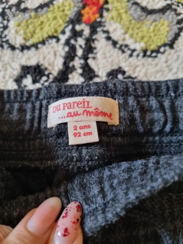 Pantalon noir, 2 ans, DPAM - photo numéro 2