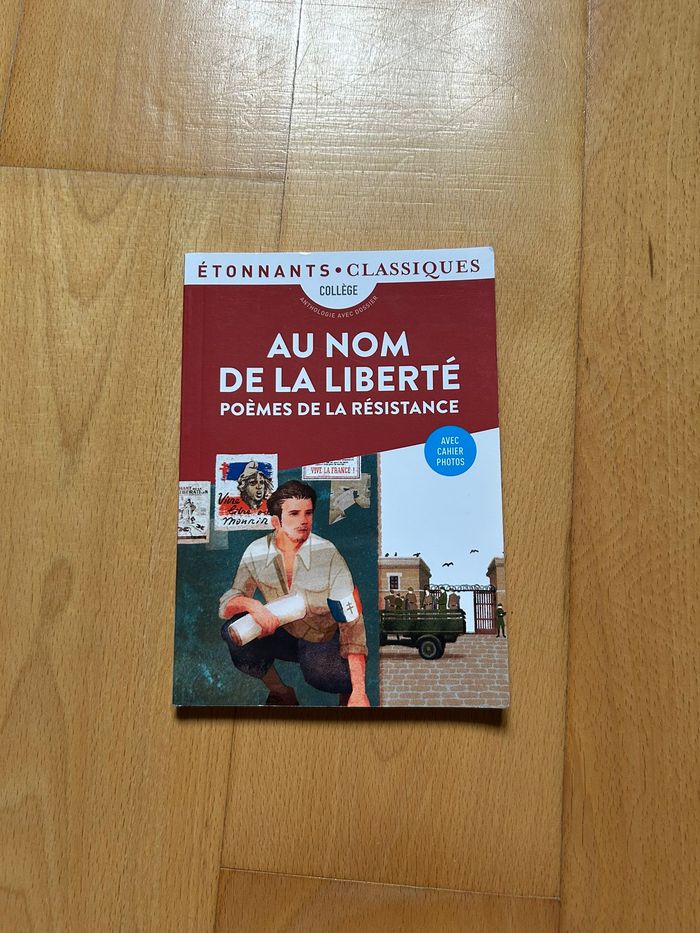 livre au nom de la liberté, poèmes de la résistance