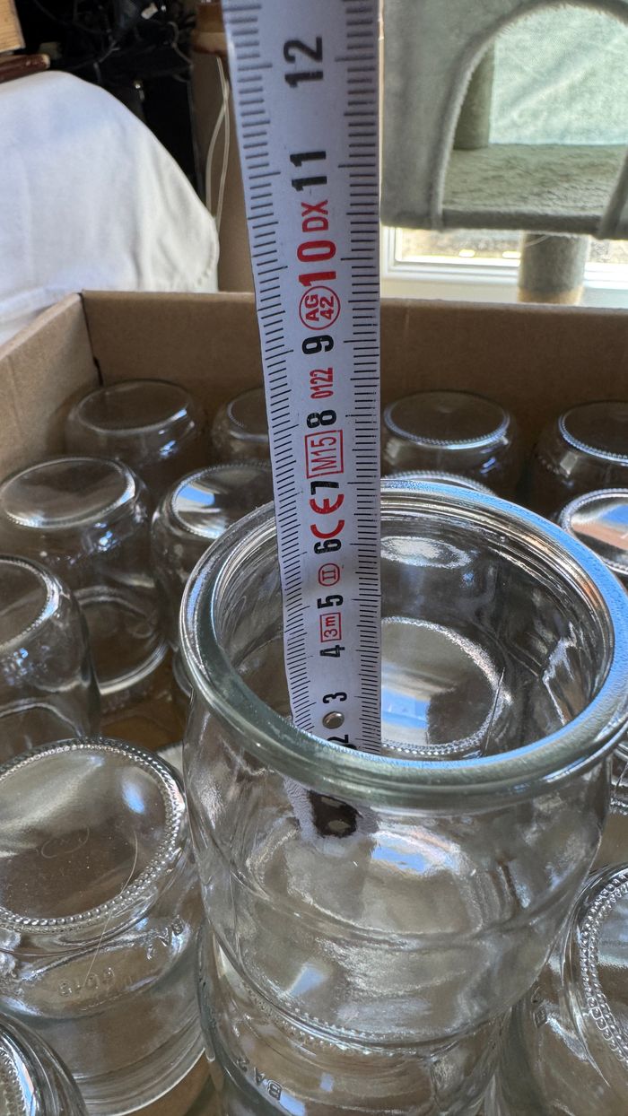 Ensemble de 10 pots en verres pot à yaourts, pour crèmes, loisirs créatifs - photo numéro 5