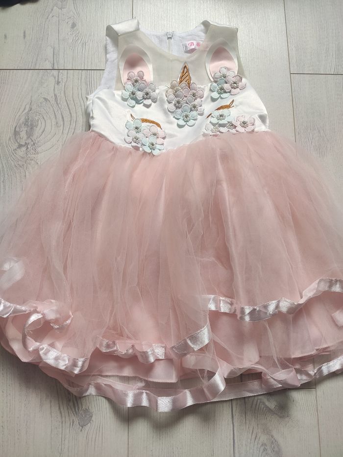 Robe licorne B et G 3 ans