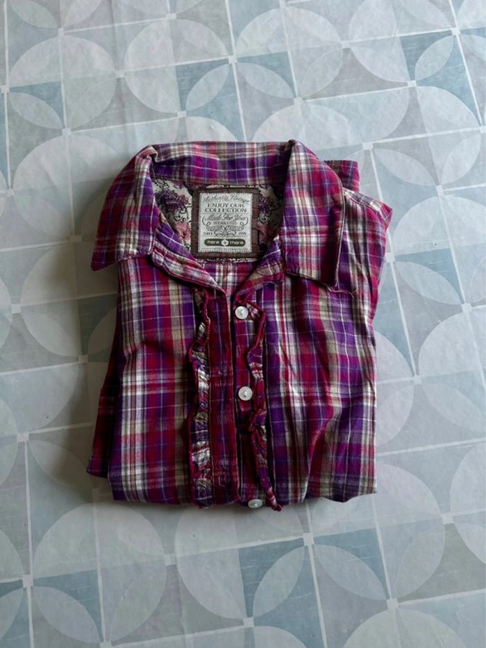 Chemise fille - 12 ans - C&A - en très bon état - photo numéro 2