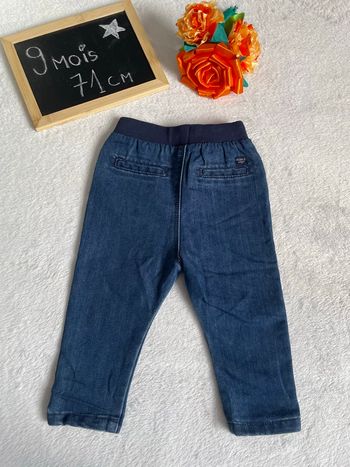 [9M] pantalon jeans élastique bébé 