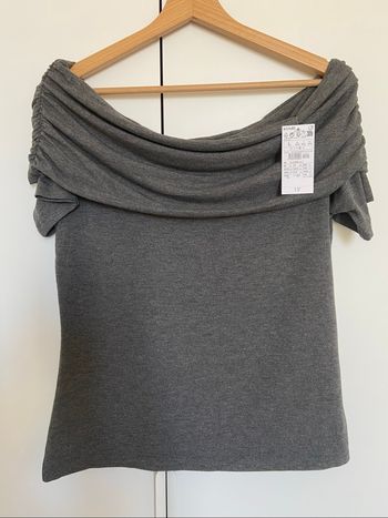 Top stretch gris Kiabi