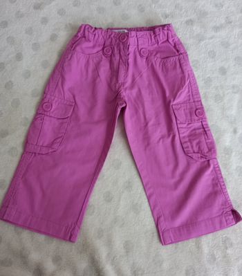 Pantacourt rose  3/4 ans 102 cm