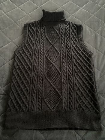 Pull noir col roulé edji taille s/m