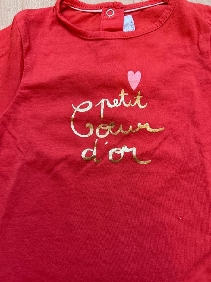 T-shirt manche longue Cadet Rousselle 12 mois - photo numéro 2