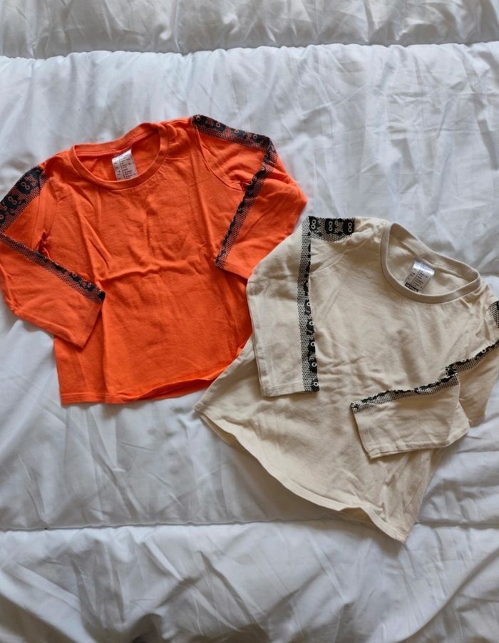 Lot 2 t-shirts manches longues 🧸 Decathlon - photo numéro 2