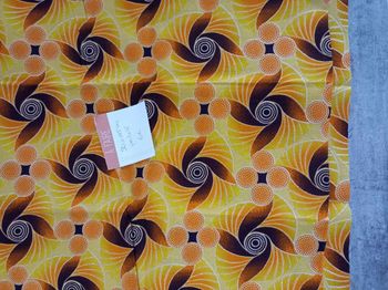 Tissus wax pailleté