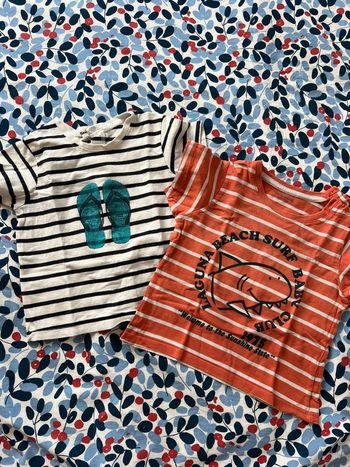 Lot de deux tee-shirts