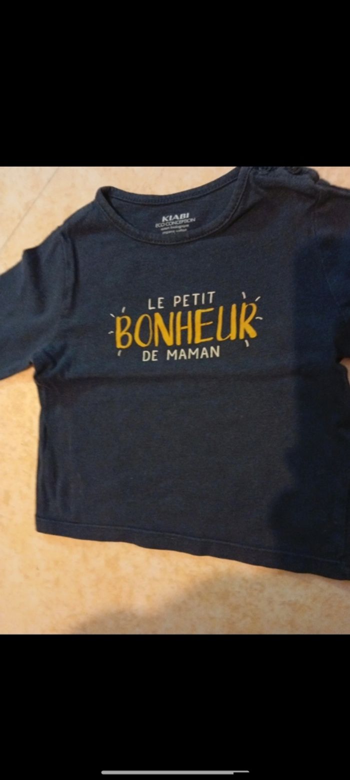 Lot 3 haut manche longue taille 6 mois - photo numéro 9