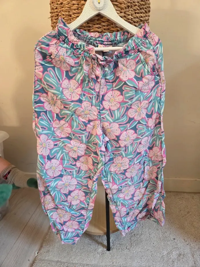 Pantalon fleuri Du Pareil au même 6 ans - photo numéro 2