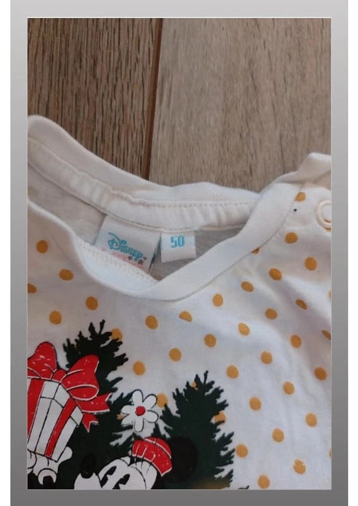 Tee shirt à manches longues Disney baby 50 cm 0 mois naissance - photo numéro 2