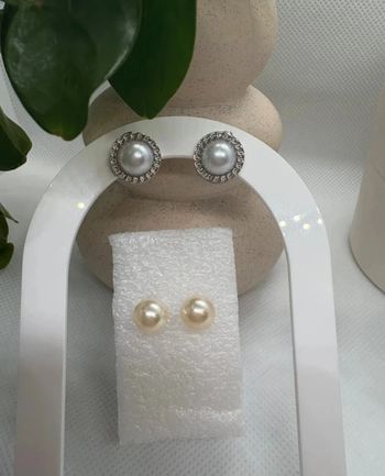 Lot de 2 paires de boucles d'oreilles