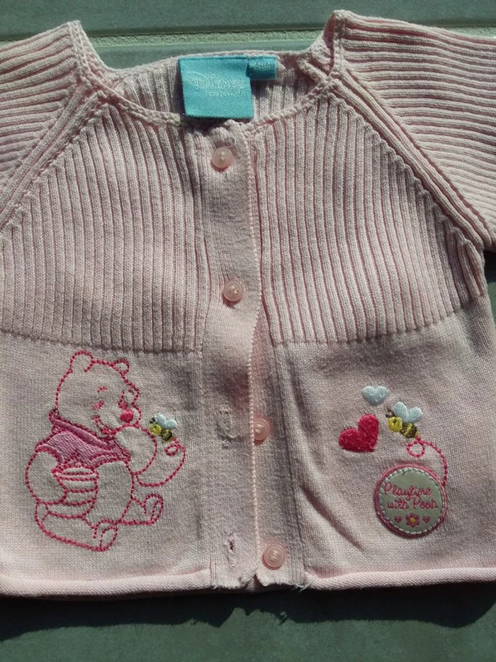 Adorable gilet Winnie l'ourson fille 3 mois - photo numéro 2