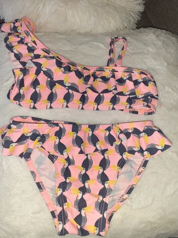 Superbe maillot de bain TAO tape à l'œil toucans