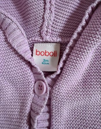 Gilet rose Boboli - 3 mois