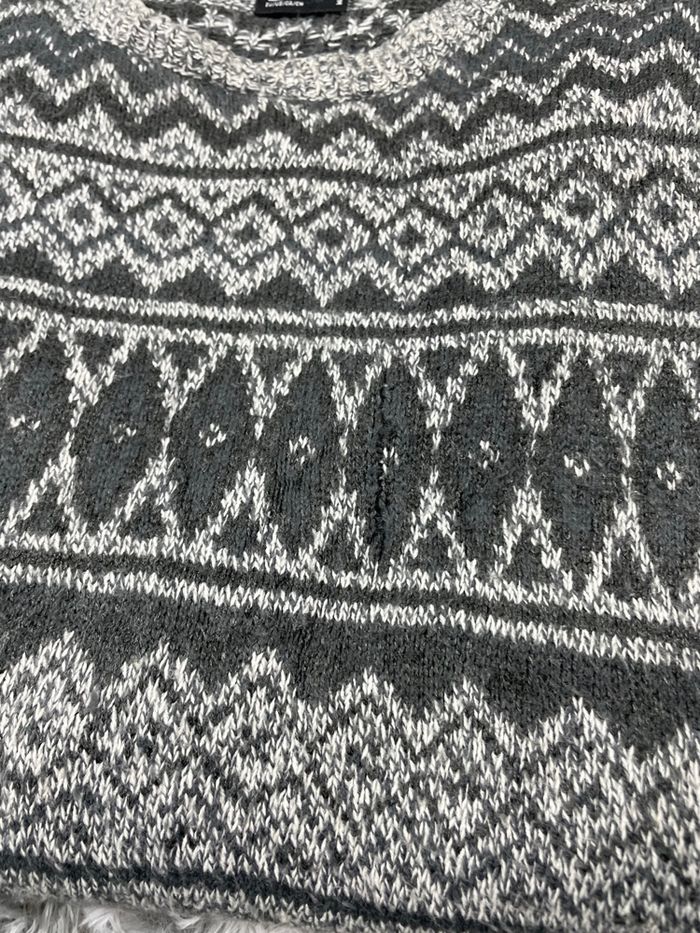 Pull D’hiver Vintage 90s Regular Fit L/L Homme Gris - photo numéro 6