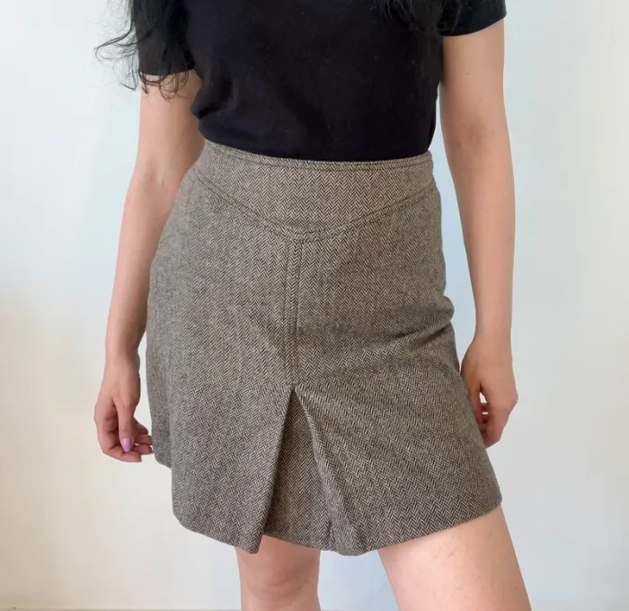 Jupe vintage années 90 plissée taille S