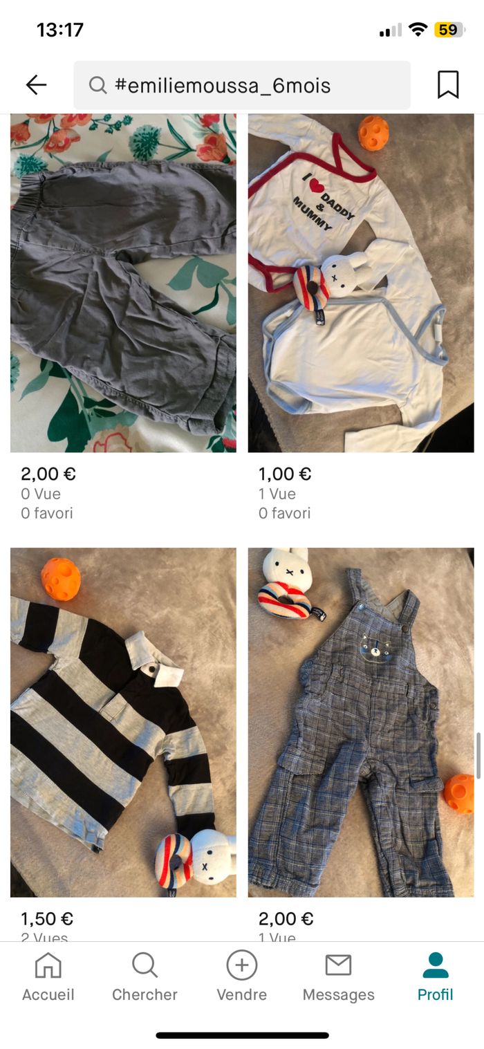 Vend vêtements garçon 6 mois - photo numéro 5