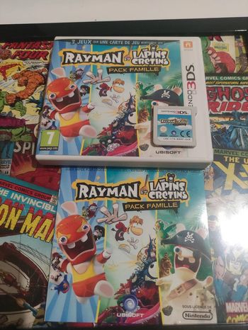 Rayman et lapins crétins pack famille 3DS