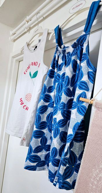 2 Tee-shirt Debardeurs 100% Coton Okaïdi Taille 12 ans