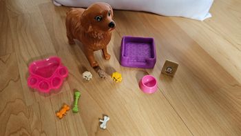 Lot chien barbie et ses bébés 