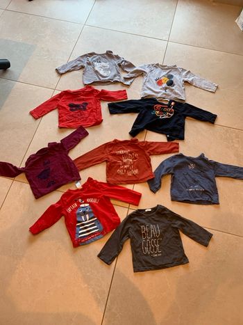 Haut manche longue 12 mois