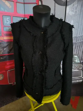 58215 veste noire femme 36