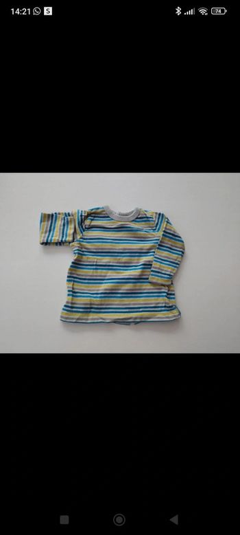 T-shirt prémaman 1 mois