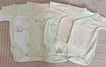 Lot de 5 bodys manches longues 3 mois (60 cm)