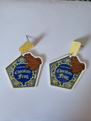 Boucles d'oreilles Harry Potter Chocogrenouille