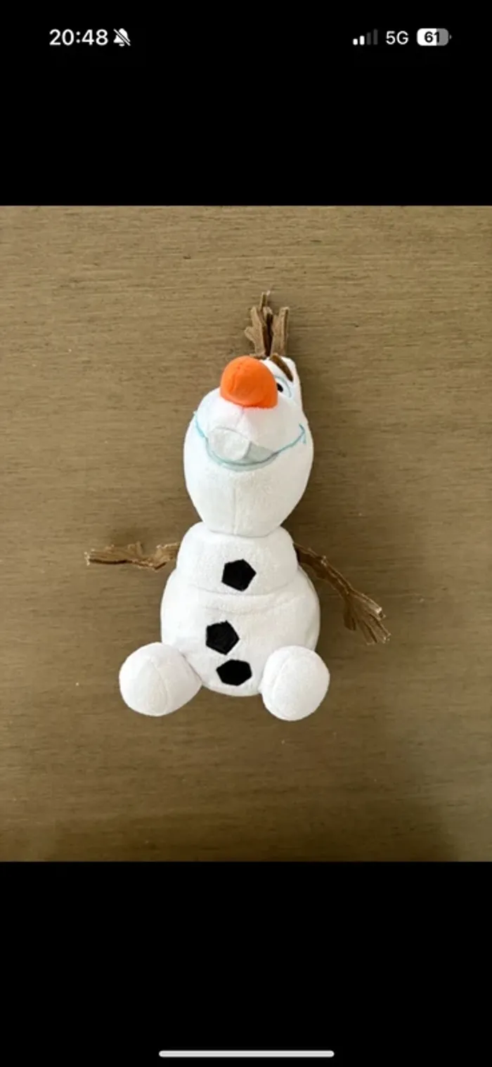 Peluche Disney Olaf Reine des neiges - photo numéro 2