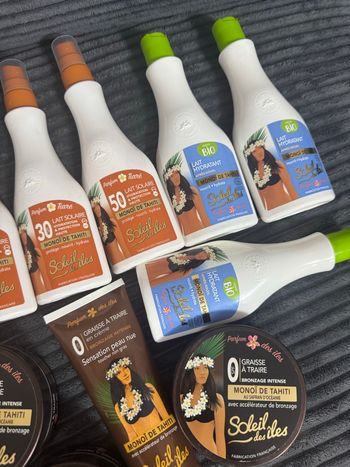 Lot de crèmes spray pour bronzer