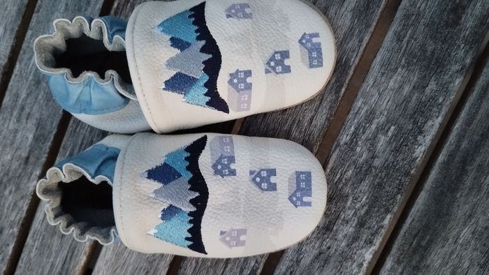 Chaussons cuir