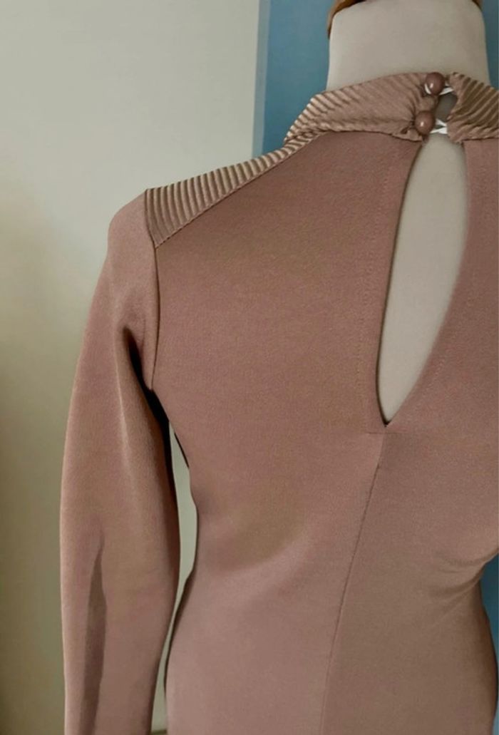 Robe chic à manches longues, rose poudrée, Boohoo - photo numéro 12