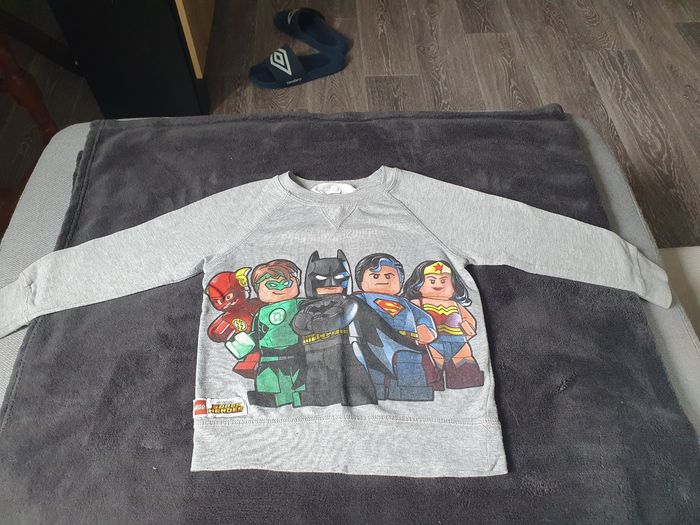 Pull super hero dc lego T4 ans