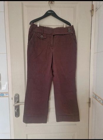 Pantacourt marron femme camaïeu taille L/40