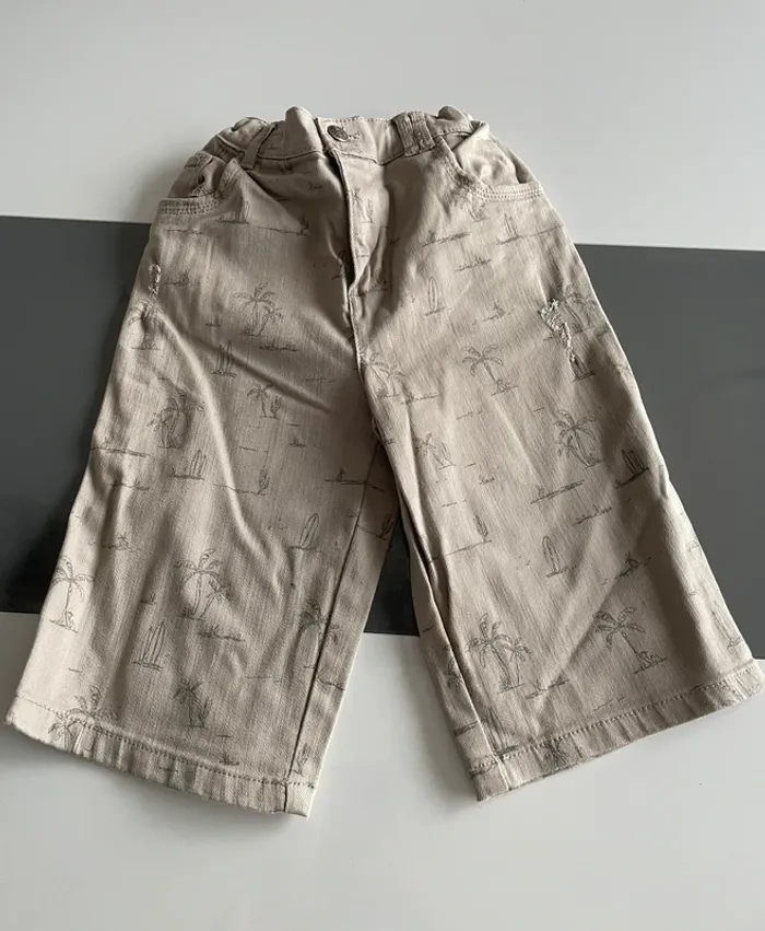 Bermuda beige palmier