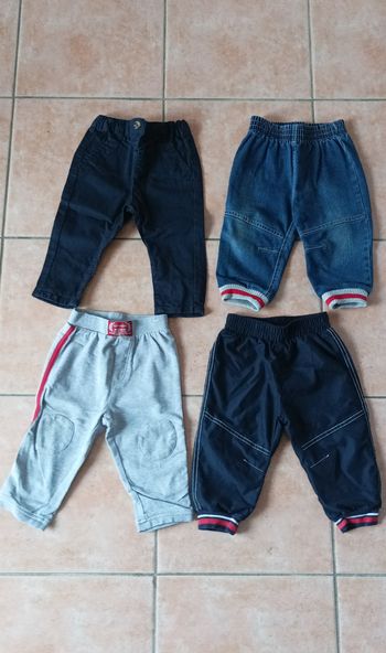 Lot de 4 pantalons 12 mois