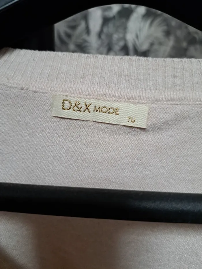 Robe pull beige chic avec strass 36/38 - photo numéro 5