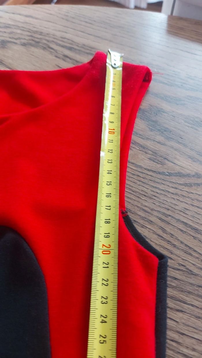 Robe Yessica rouge et noire t 38 neuve - photo numéro 14