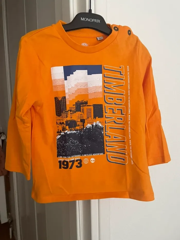 T-shirt manches longues Timberland - photo numéro 3